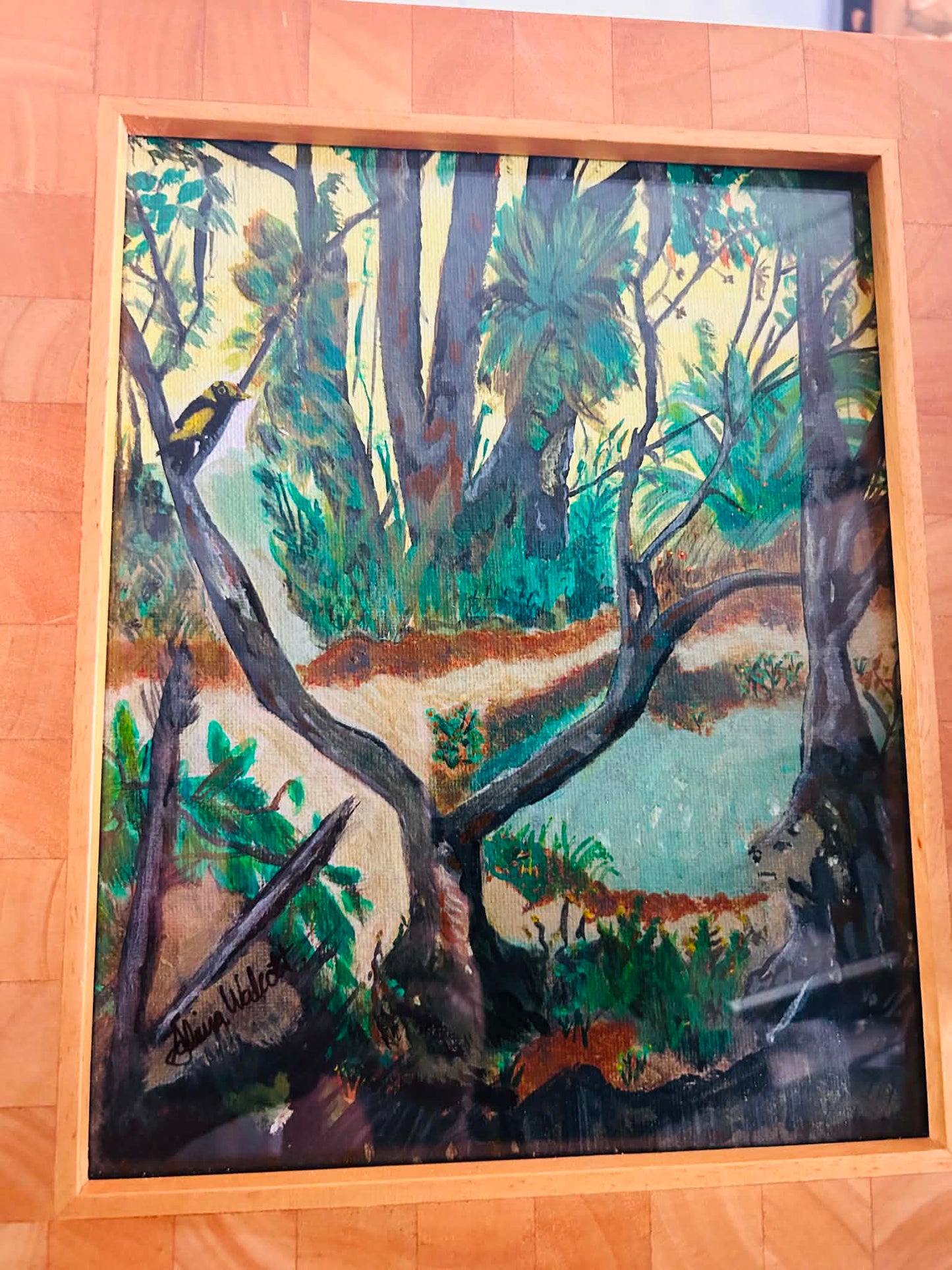 The Crossing – Original Acrylic Landscape Painting by Sabrina Walcott