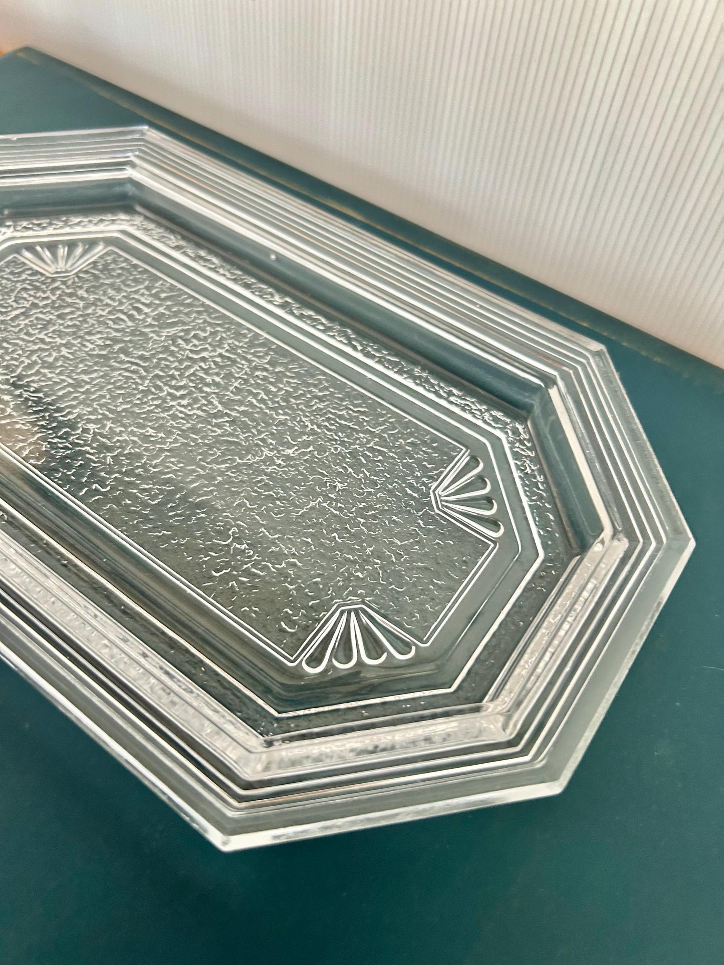 Vintage WMF Lead Crystal Serving Dish - Vitrine 1907 Series, Art Deco Design