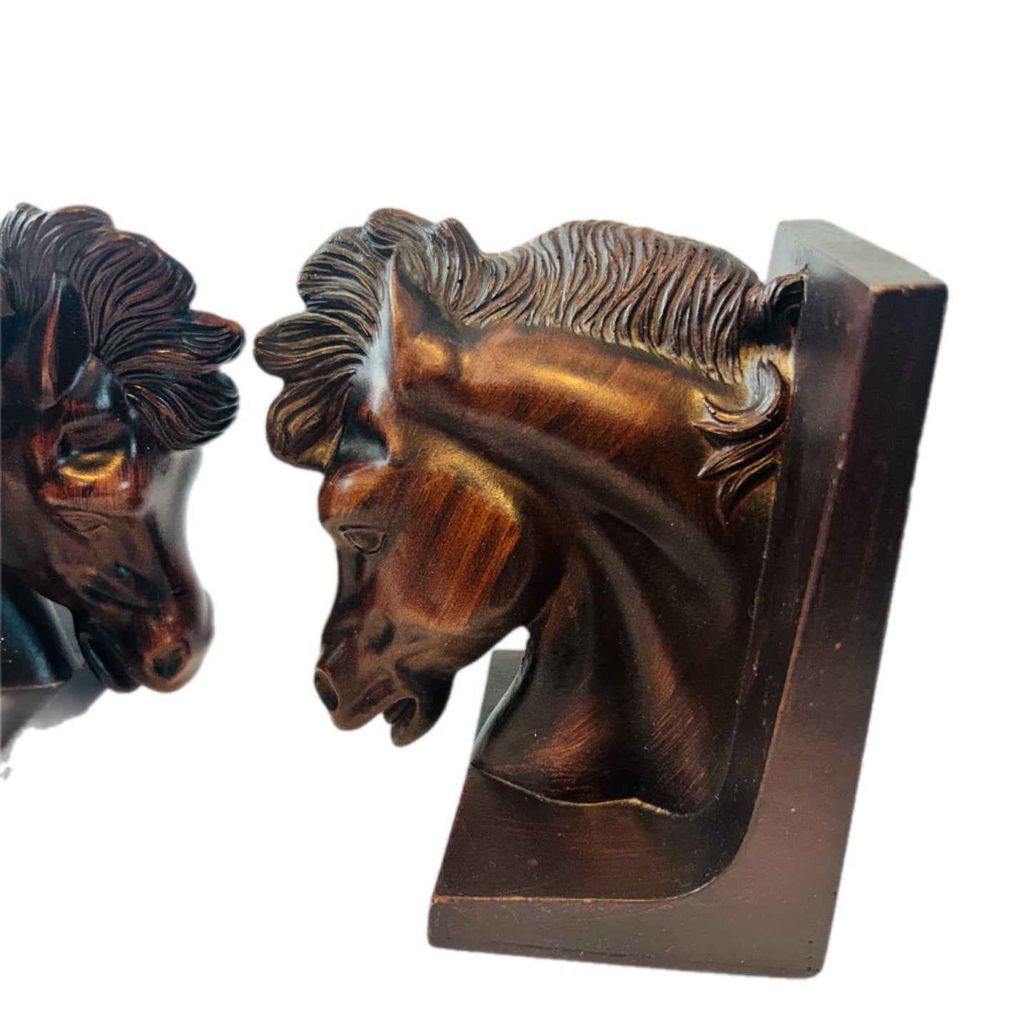 Horse Head Bookends, Equestrian Elegance