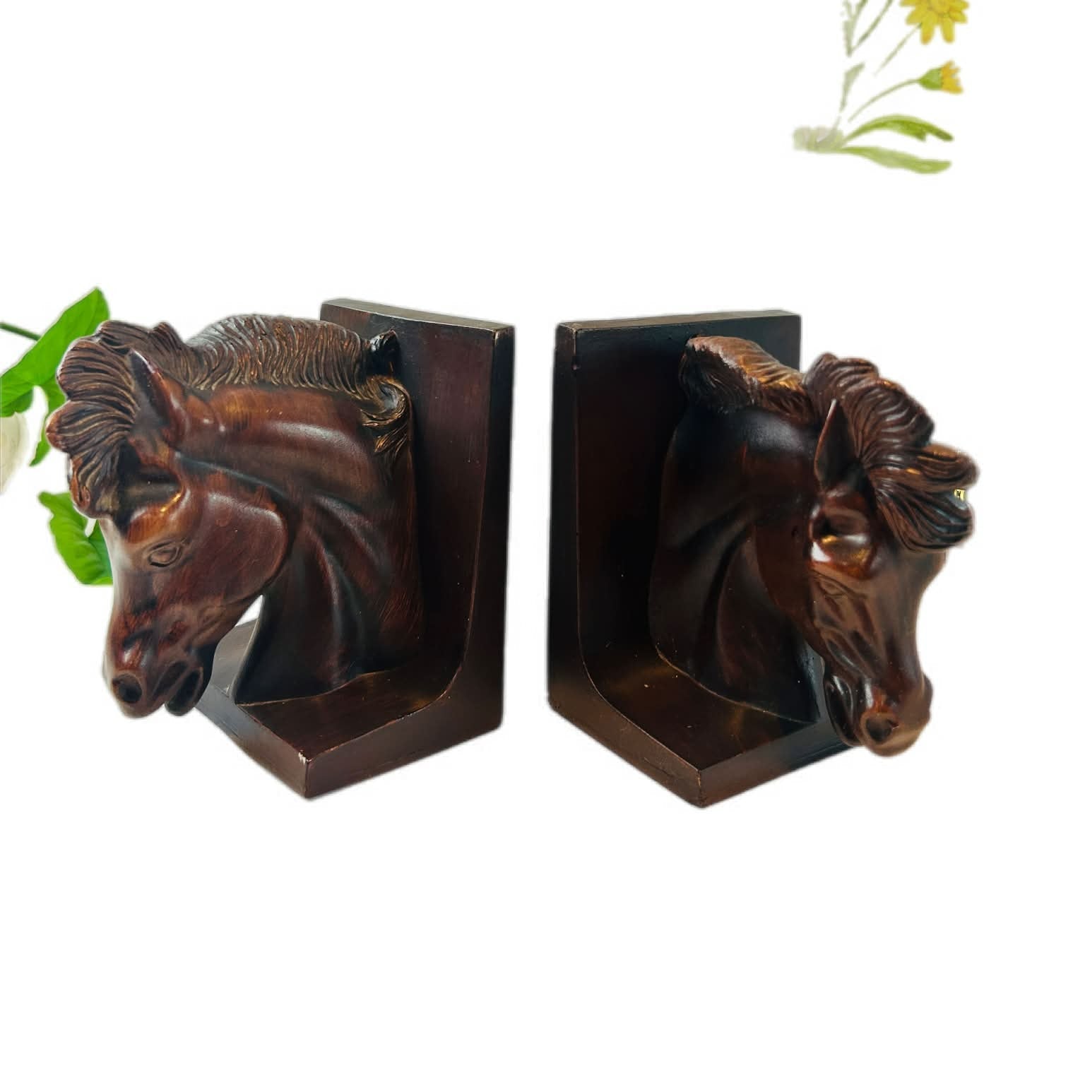 Horse head Book Ends