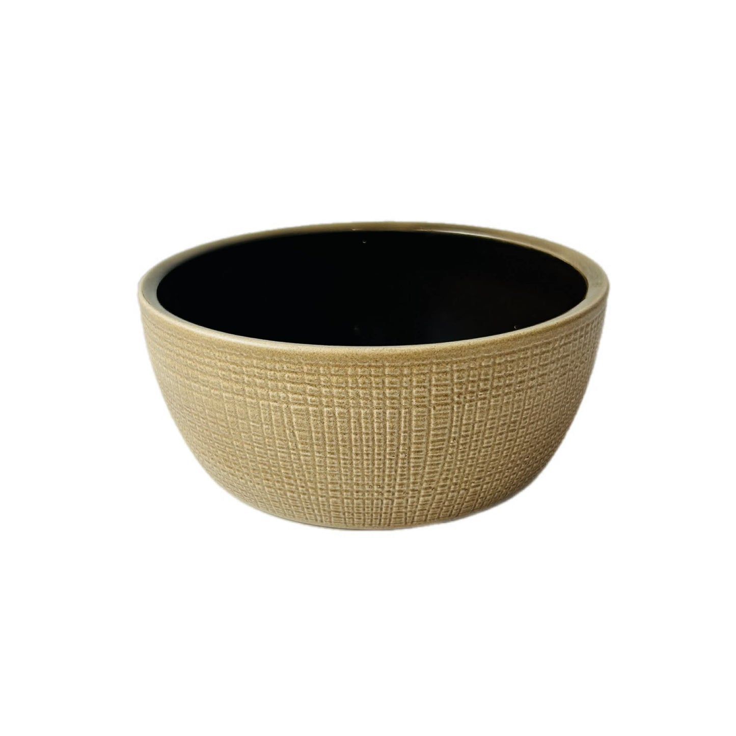 Vintage German Ceramic Bowl – Textured Beige | Made in Germany
