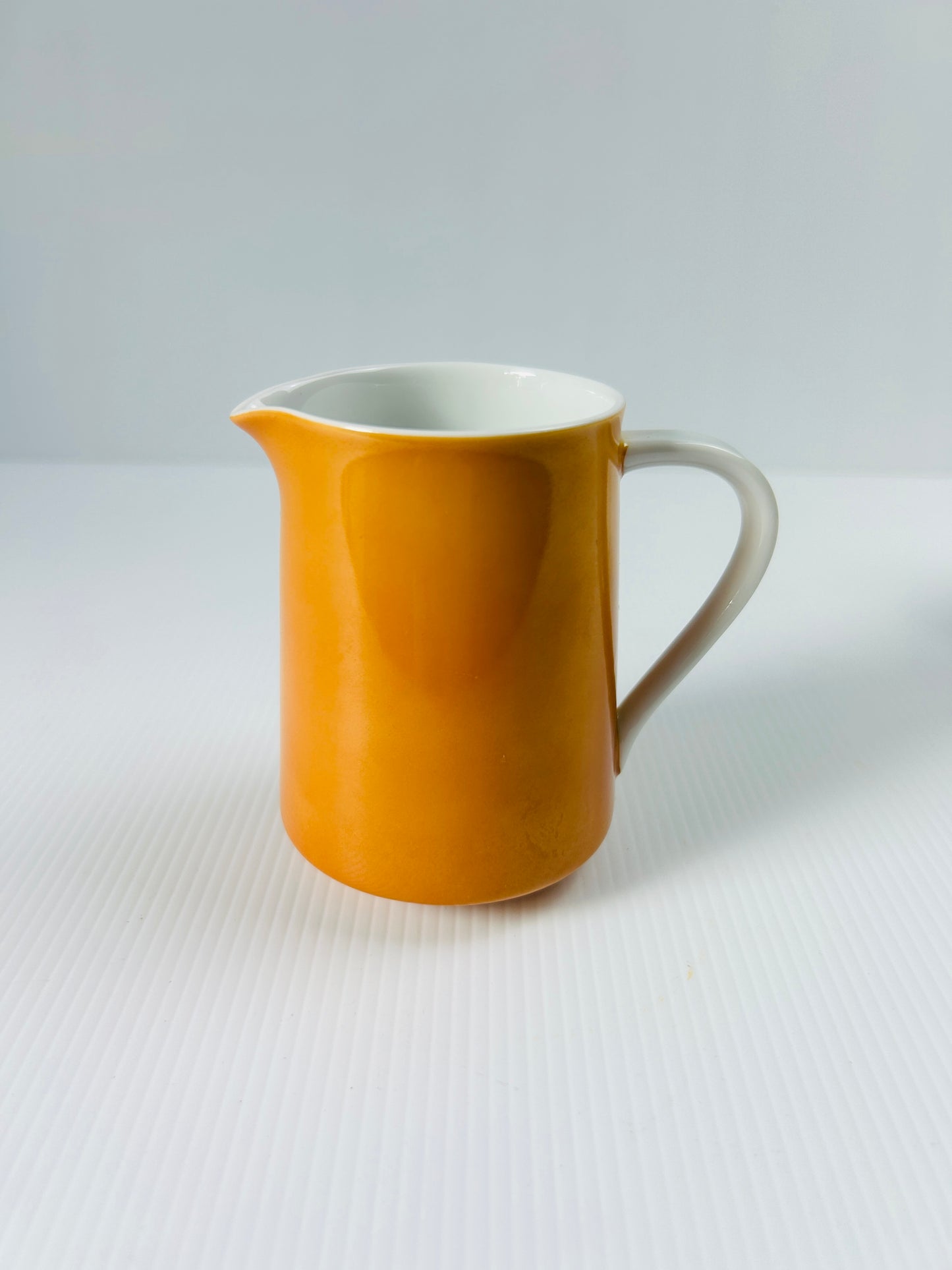 Vintage RC Japan Orange Creamer Jug & Lidded Sugar Bowl Set, Retro Kitchenware, Mid Century Serving Set