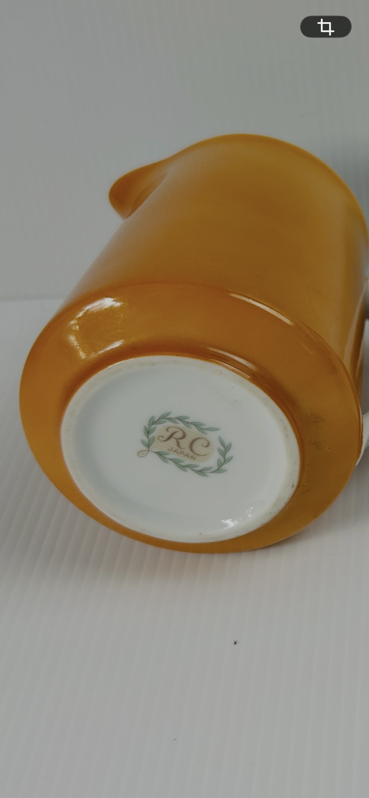 Vintage RC Japan Orange Creamer Jug & Lidded Sugar Bowl Set, Retro Kitchenware, Mid Century Serving Set