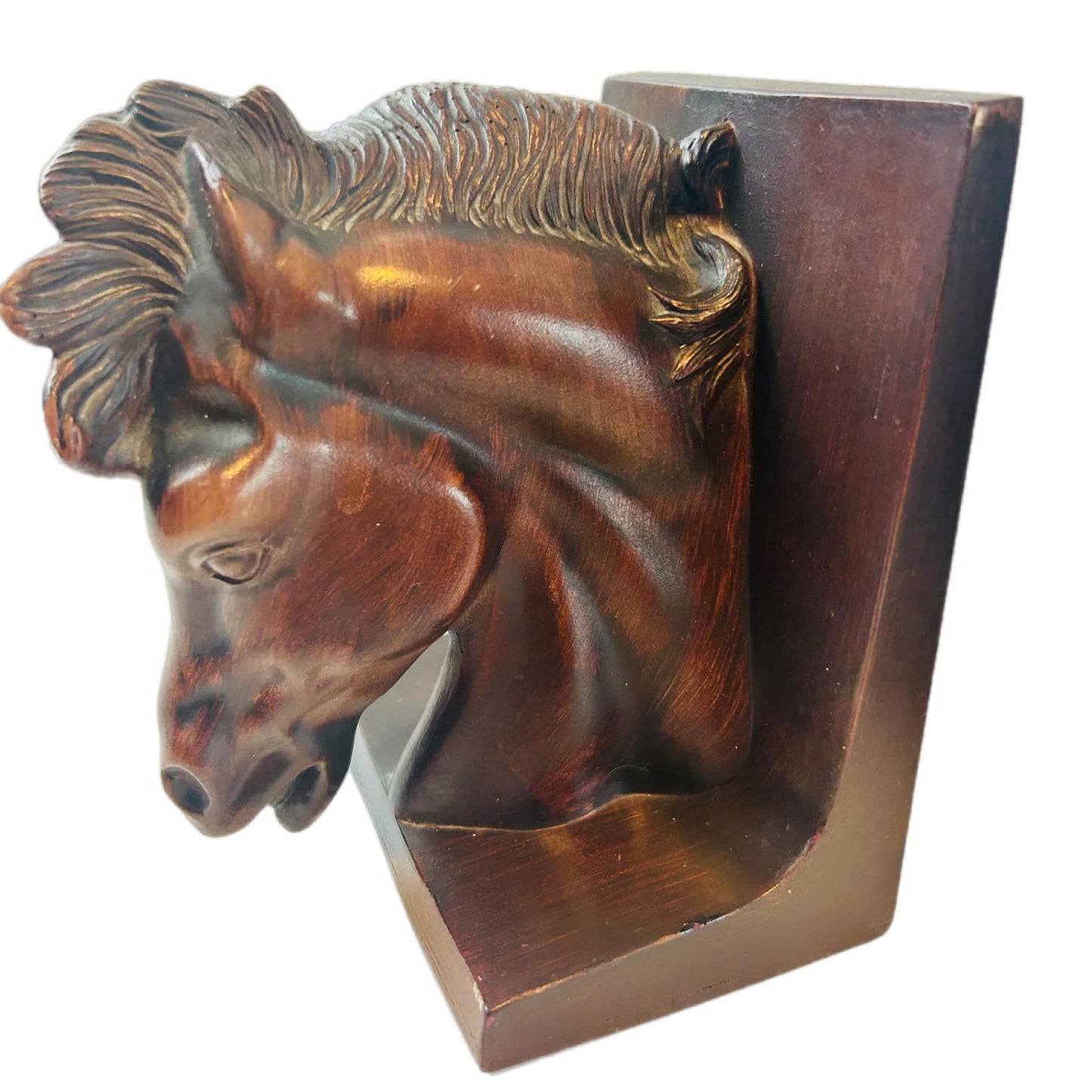 Horse Head Bookends, Equestrian Elegance