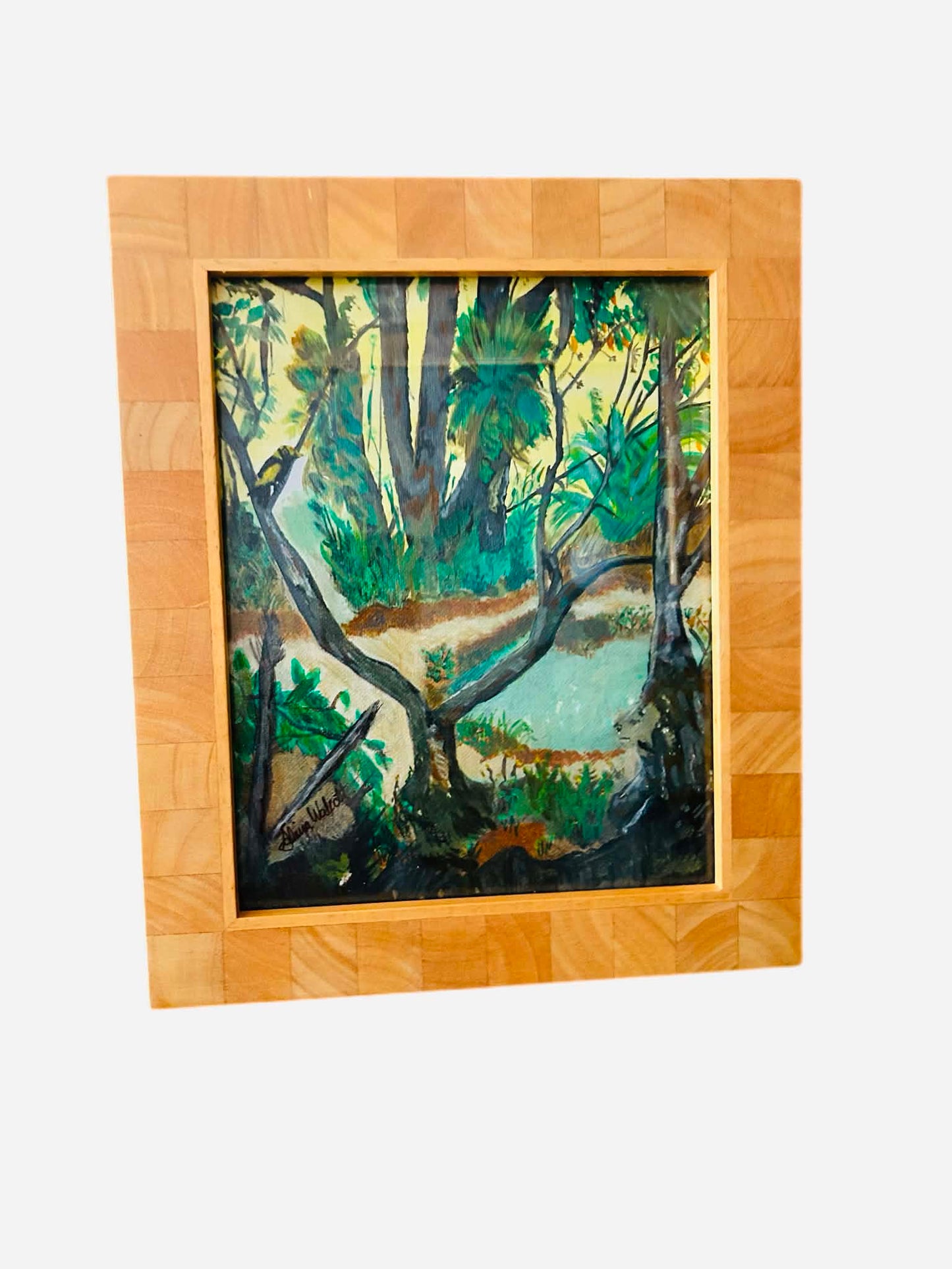 The Crossing – Original Acrylic Landscape Painting by Sabrina Walcott