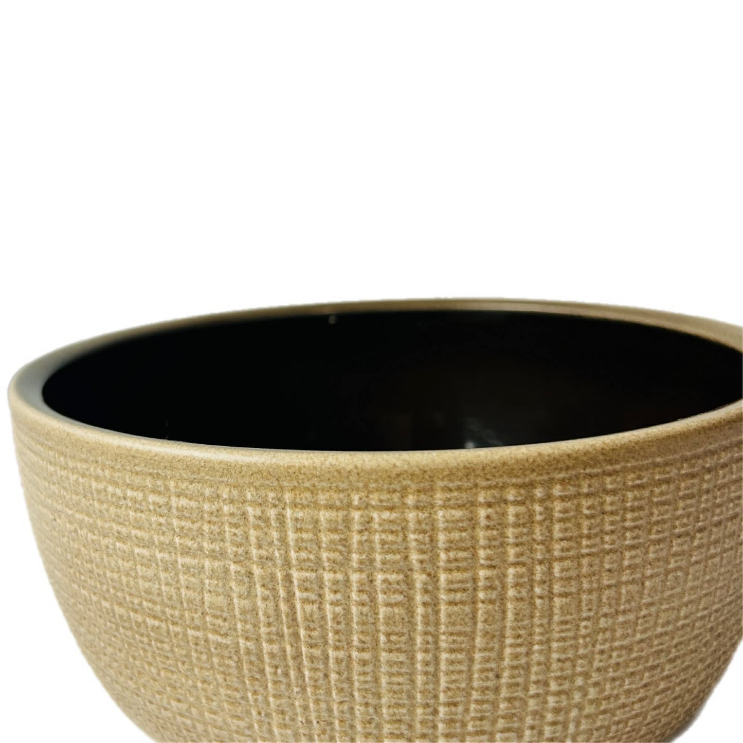 Vintage German Ceramic Bowl – Textured Beige | Made in Germany