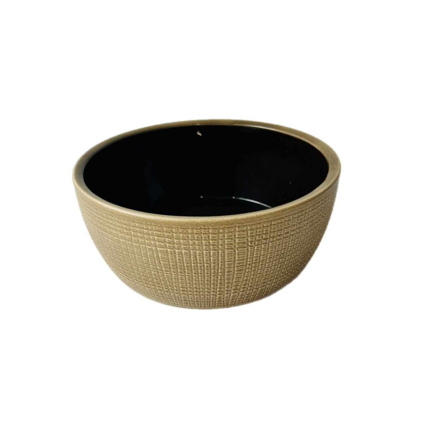 Vintage German Ceramic Bowl – Textured Beige | Made in Germany