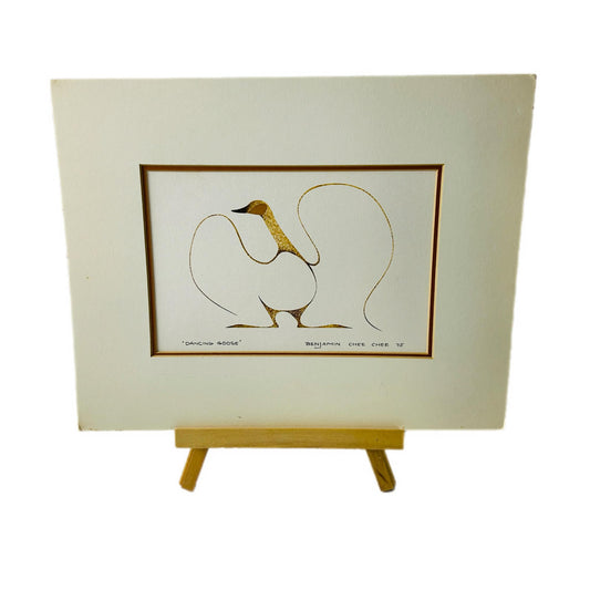 Benjamin Chee Chee “Dancing Goose” Art Print (1975)