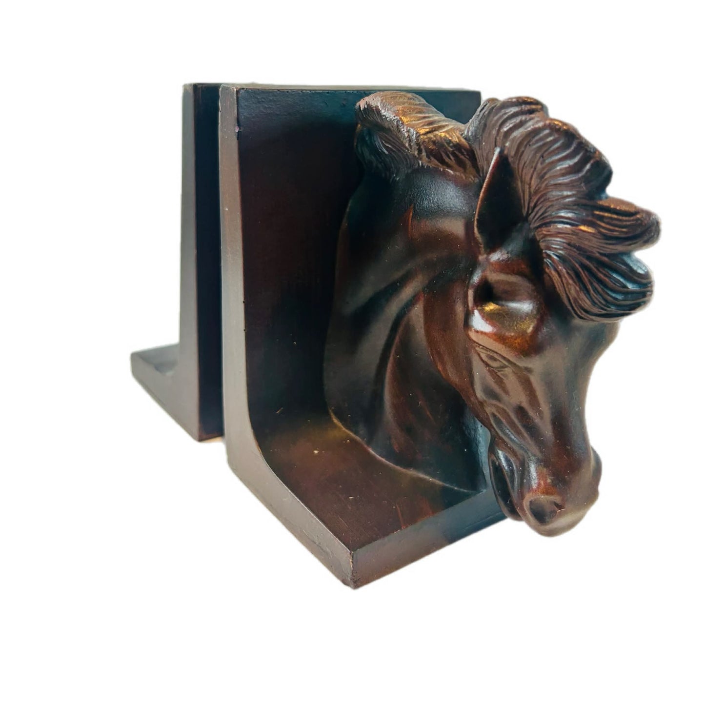 Horse Head Bookends, Equestrian Elegance