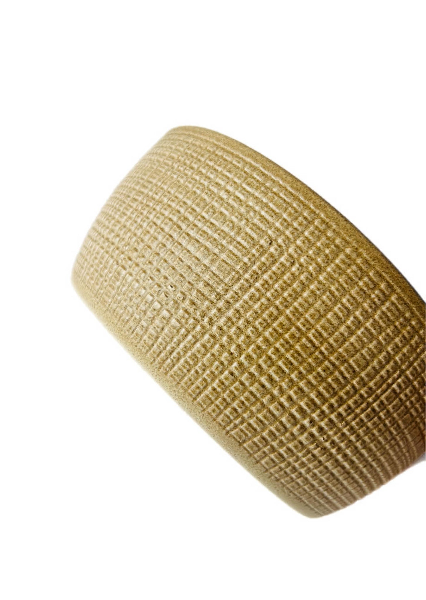 Vintage German Ceramic Bowl – Textured Beige | Made in Germany