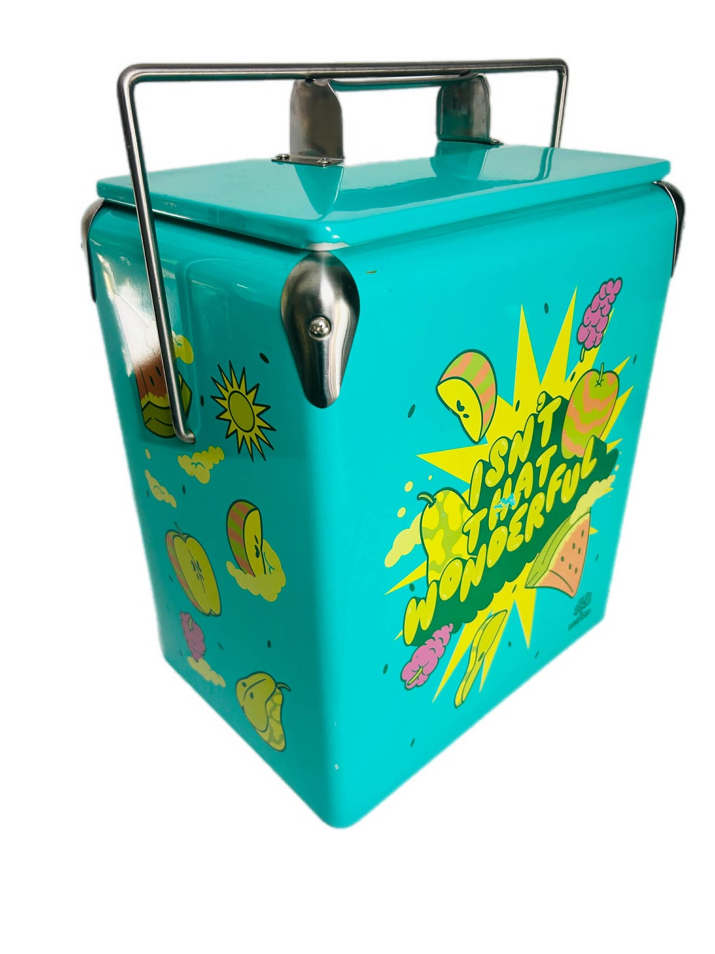 Somersby Cider Retro Cooler 17L Rare Promo Teal Metal Esky Vintage Vibes