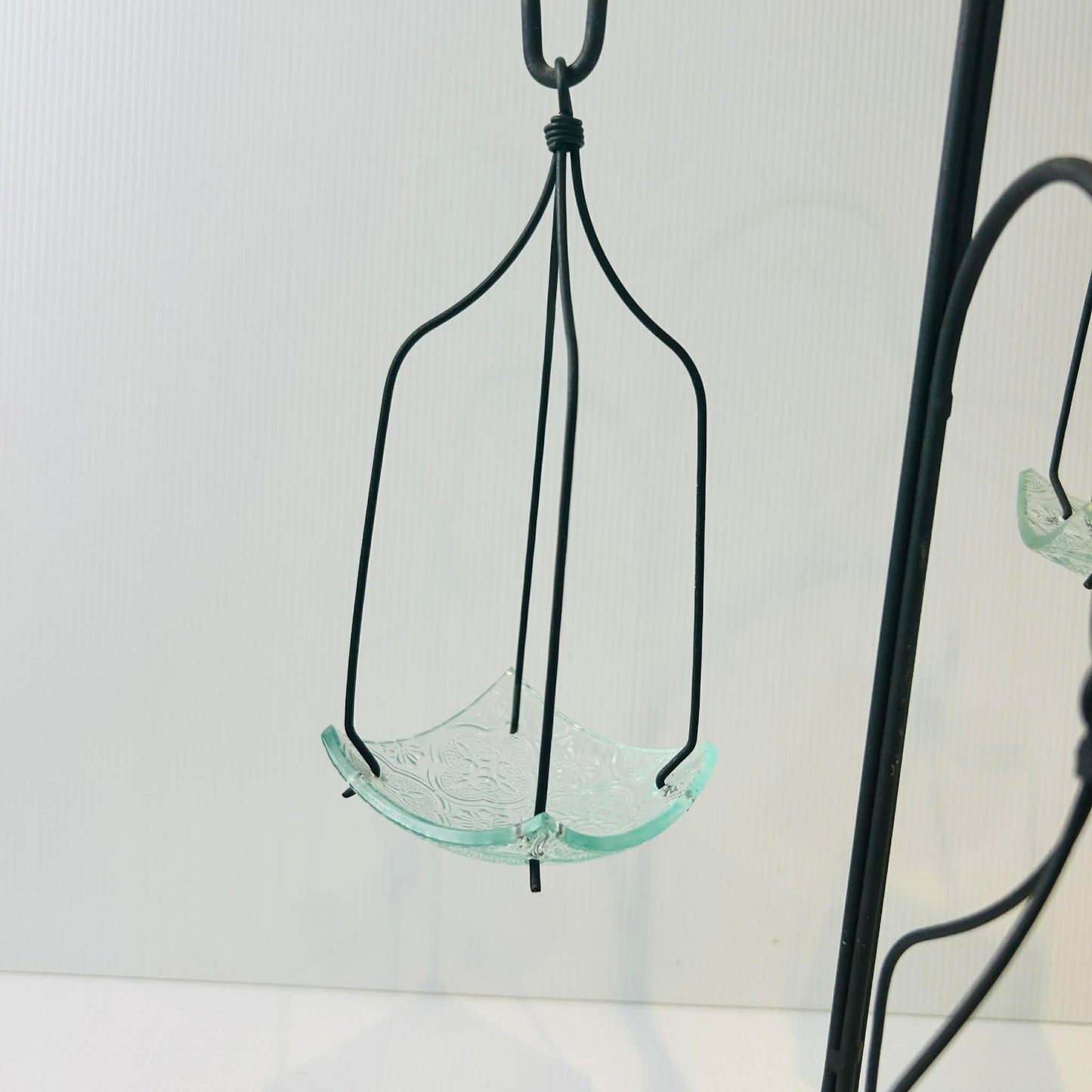 Elegant Wrought Iron 3-Tier Hanging Votive Candle Holder Stand
