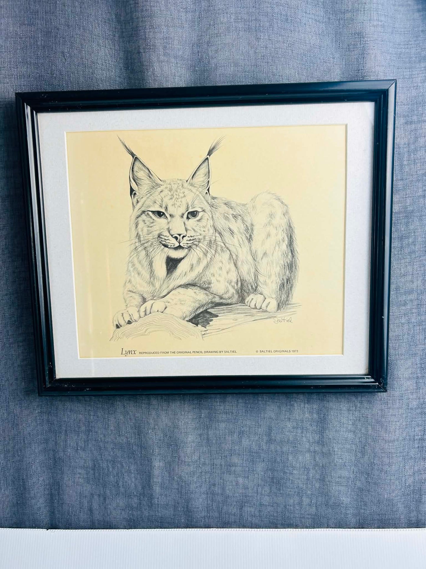 Rustic Wildlife Wall Art Set of 2 – Lynx & Bighorn Sheep Framed Prints