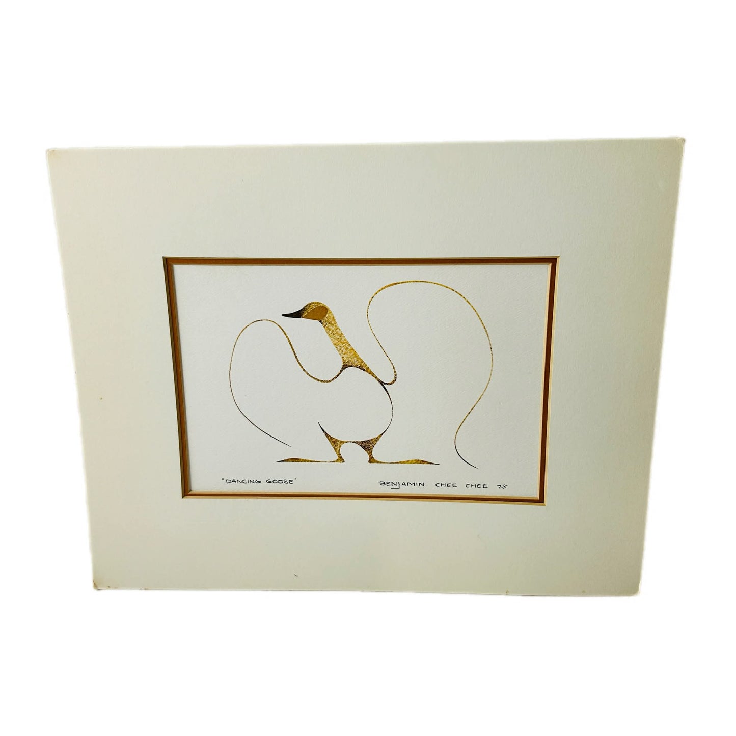 Benjamin Chee Chee “Dancing Goose” Art Print (1975)
