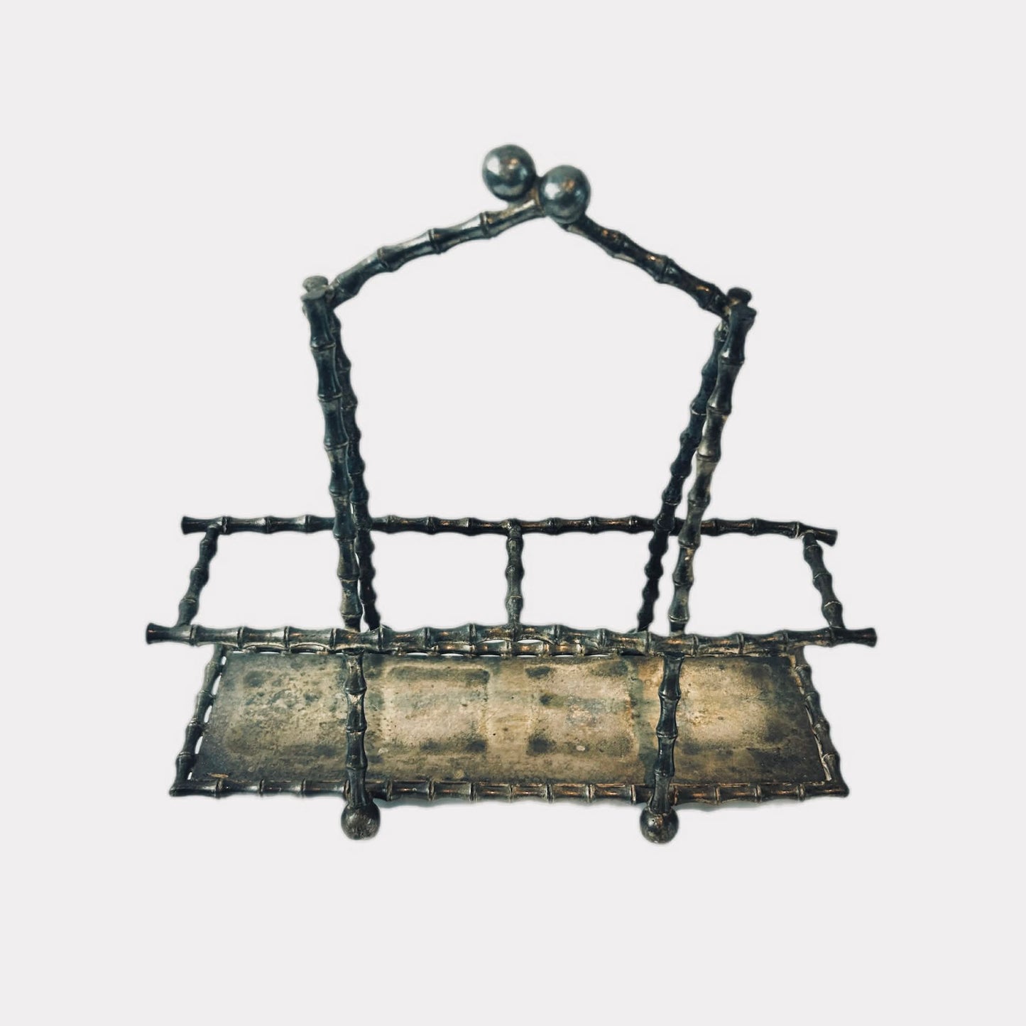 Antique Edwardian Silver-Plated Pickle Caddy – Philip Ashberry & Sons, Sheffield England c.1900