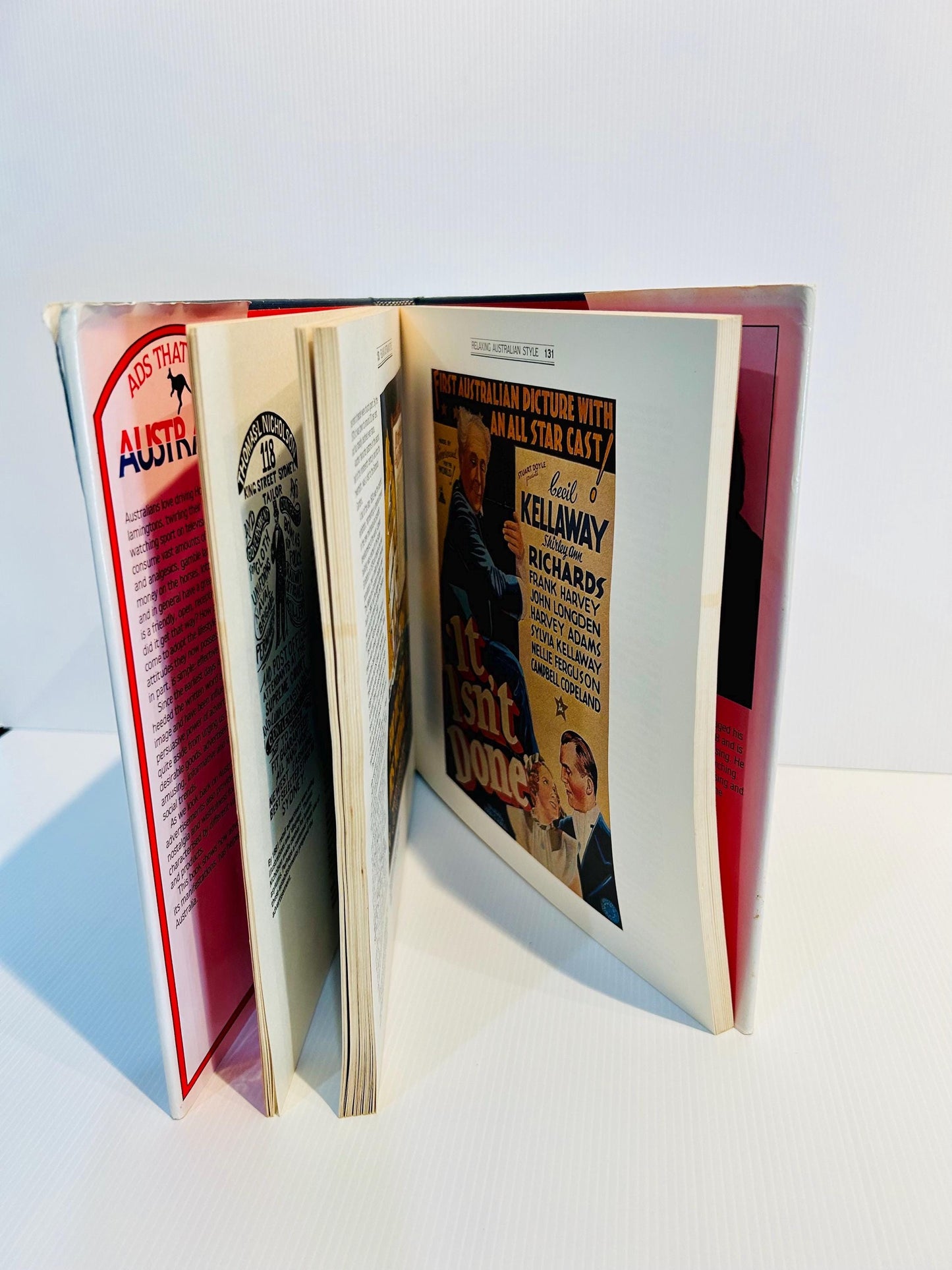Hardcover Styling BookVintage 'Ads That Made Australia' - Coffee Table Treasure