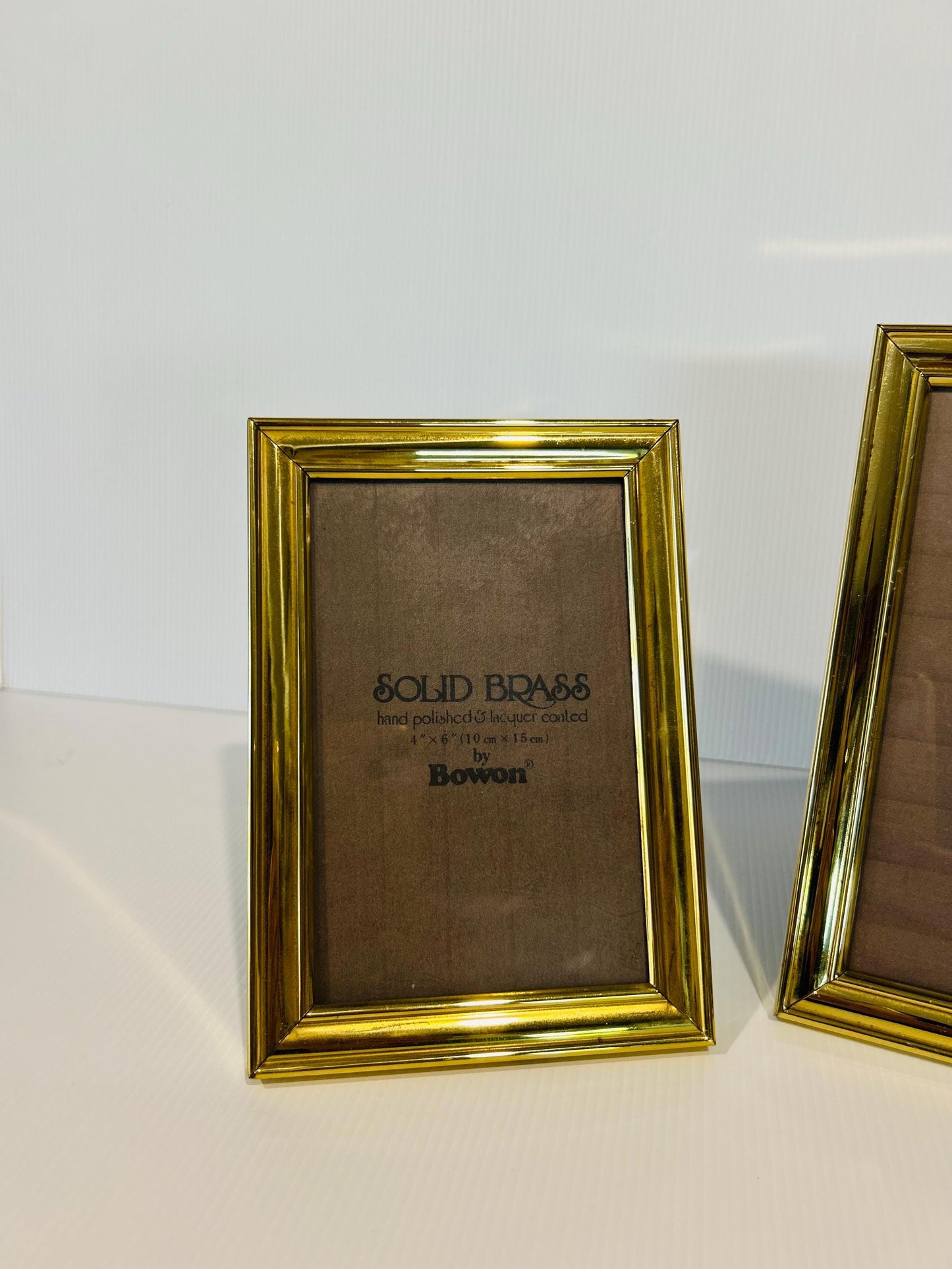 Solid Brass Picture Frame: Hand Polished Home Decor (13 x 18cm)