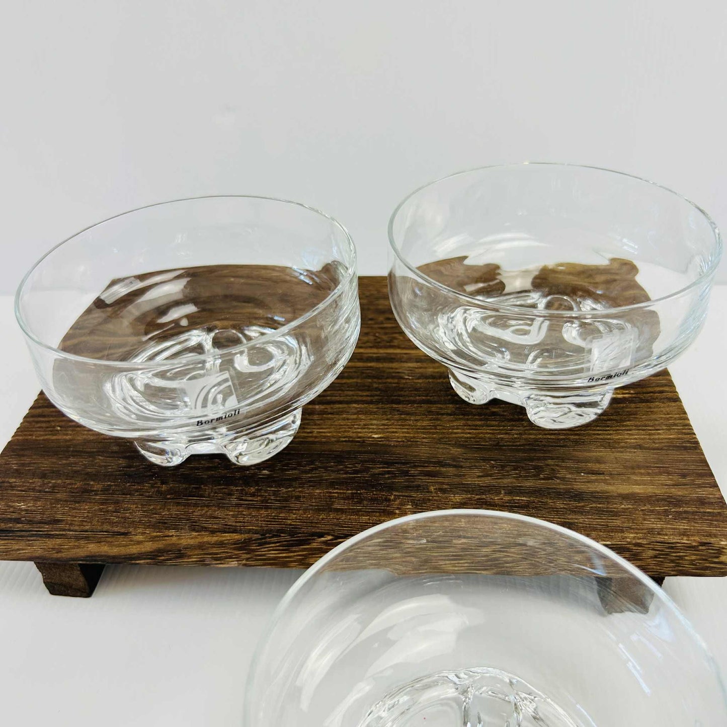 Vintage Bormioli Rocco Beethoven Crystal Dessert Bowls - Set of 6, Made in Italy