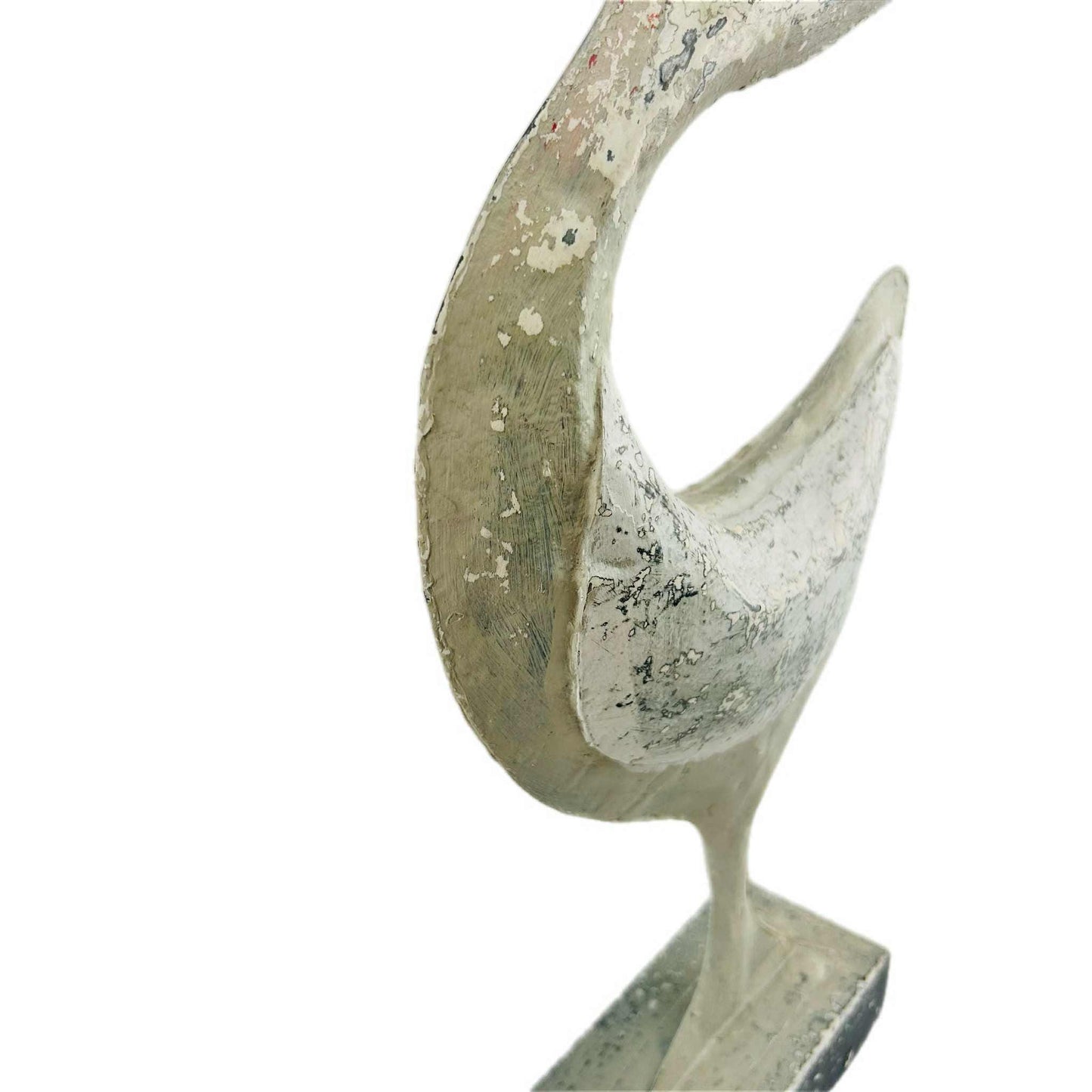 Upcycled Metal Bird Statue - Large Rustic Shabby Chic Home Decor
