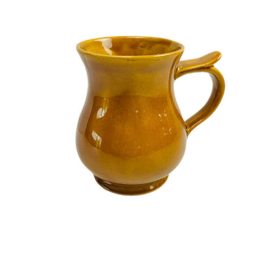 Pottery Orange Glaze Mug Jug, Vintage Prinknash  - Rustic English Decor