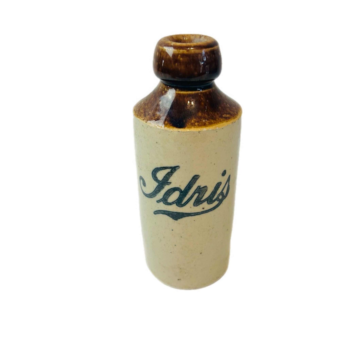 Antique Bourne Denby Stoneware Ginger Beer Bottles, English Collectible