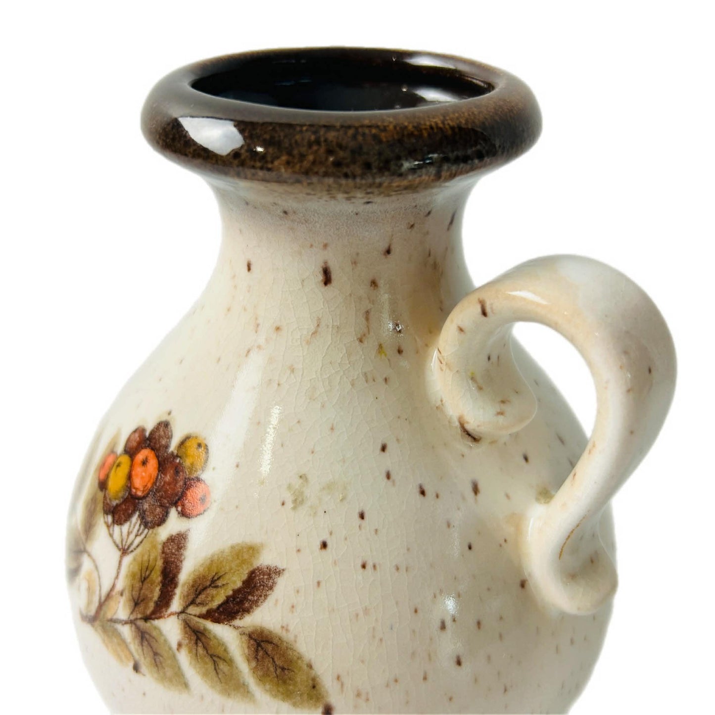 Vintage Scheurich Keramik Speckle Vase – West German Pottery, 1960s (495-16) - Art Pottery.